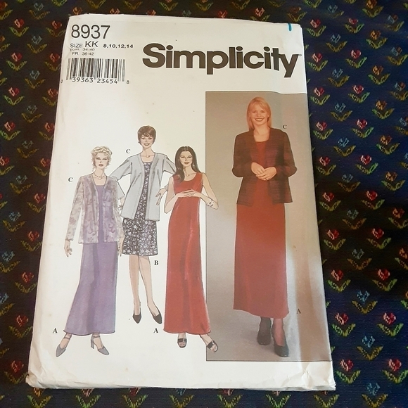 90's Dress Jacket Blazer Sewing Pattern Sz 8 - 14 - Picture 1 of 5